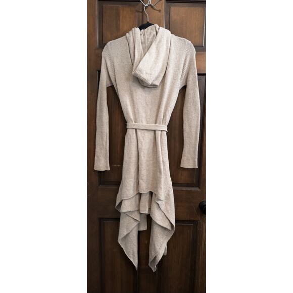 Free People | Sloane Hooded Wrap Cardigan So Soft Oatmeal Beige- Size Small - Picture 4 of 6